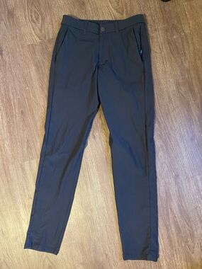 lululemon Men's ABC anti-ball-crushing gray slim fit pants